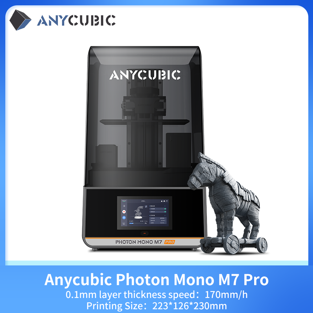 3D Printing Uv Sensitive Resin - ANYCUBIC Photon Mono M7 Pro UV