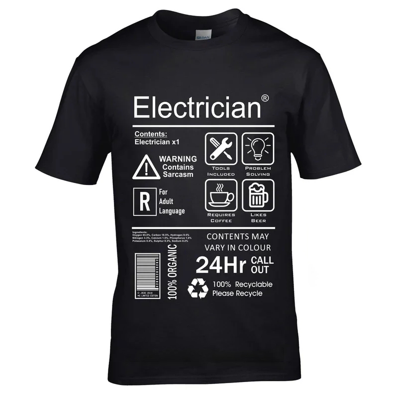 3D Printing Engineer - Funny Electrician Package Care Instructions Mens