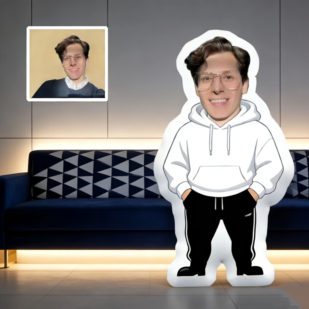 3D Printing With Pp - Custom Hoodie Pillow, Personalized Photo Pillow,