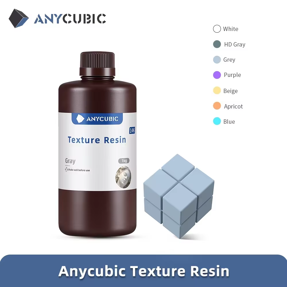 3D Printing Uv Sensitive Resin - ANYCUBIC Texture Resin 14K High-Precision 405nm