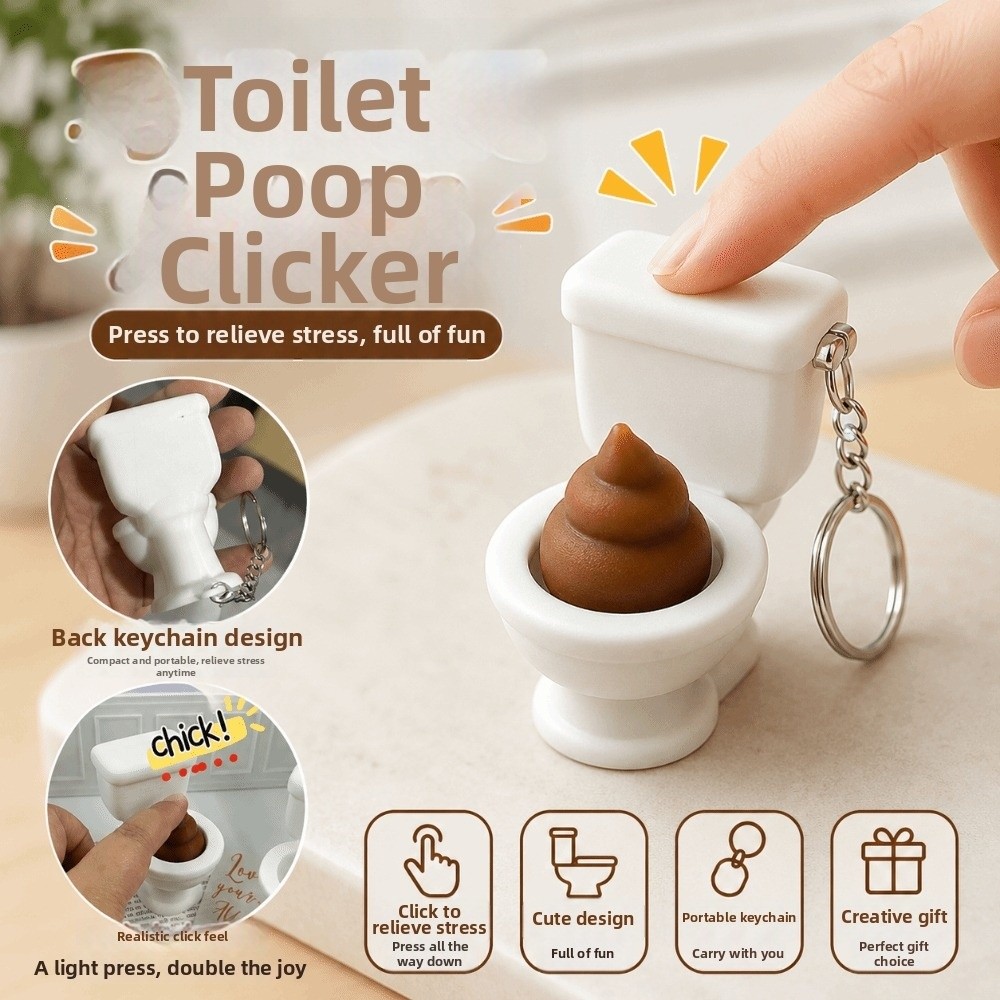 3D Printing Aluminium - Novelty 3D Printed Toilet Poop Clicker