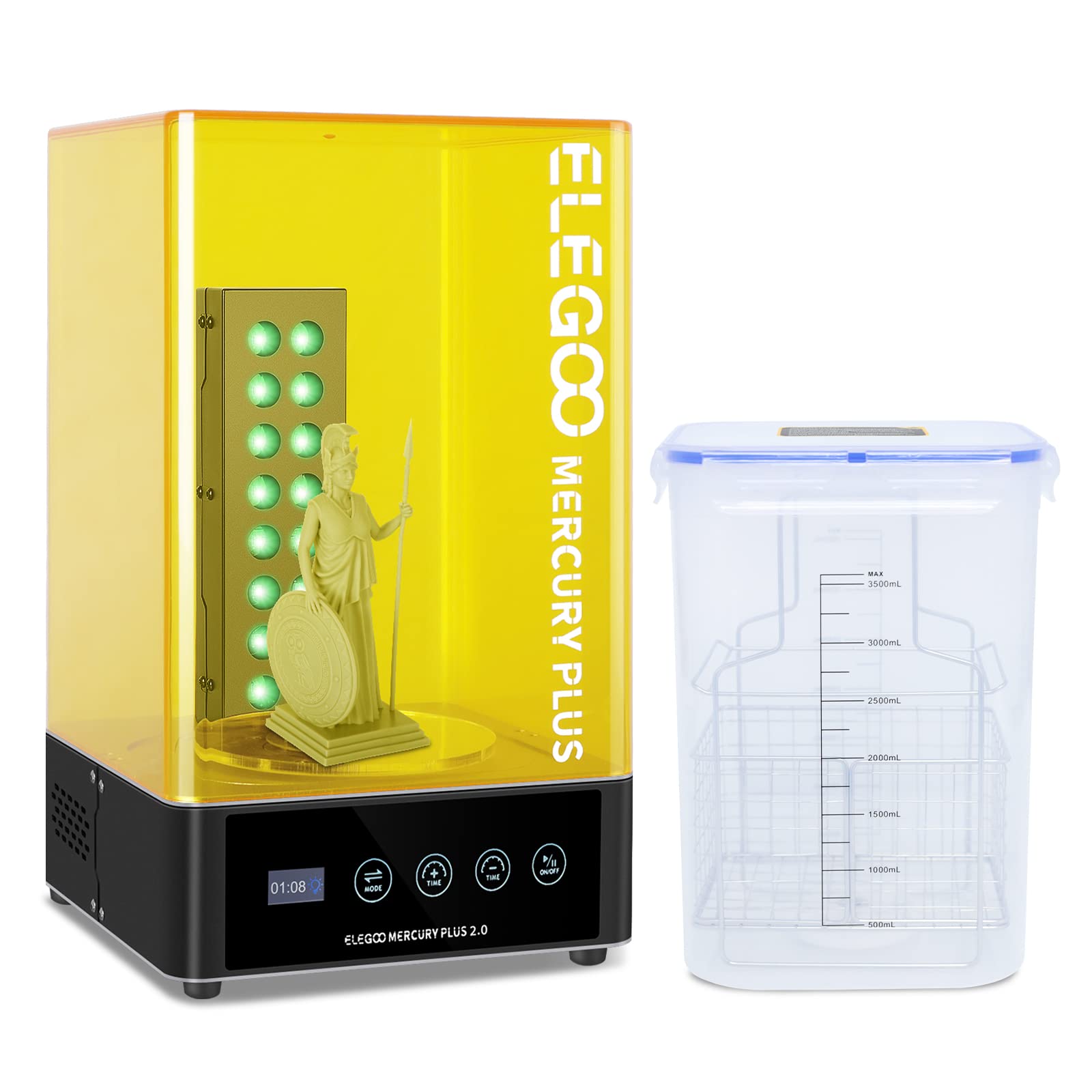 Resin Curing Station - ELEGOO Plus 2.0 Wash and Cure