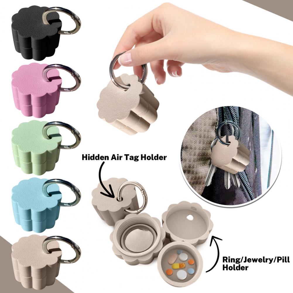 3D Printing Housing - Keychain Pill Box Waterproof Compact Mini