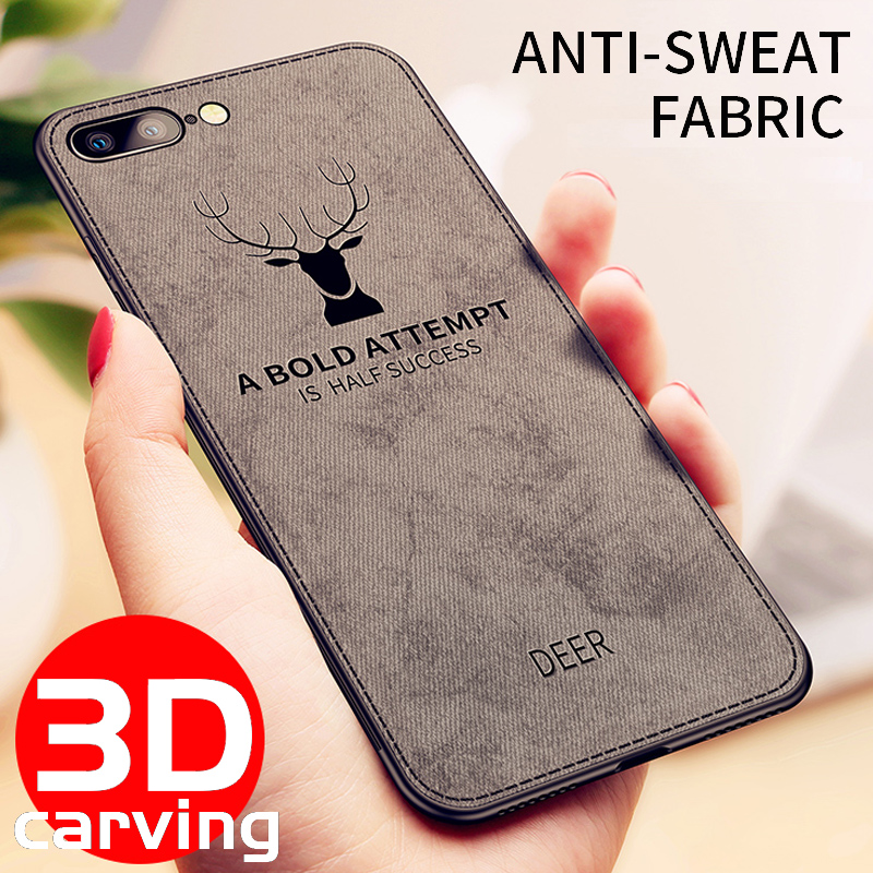 3D Printing Housing - Deer 3D Print Vintage Fabric Case