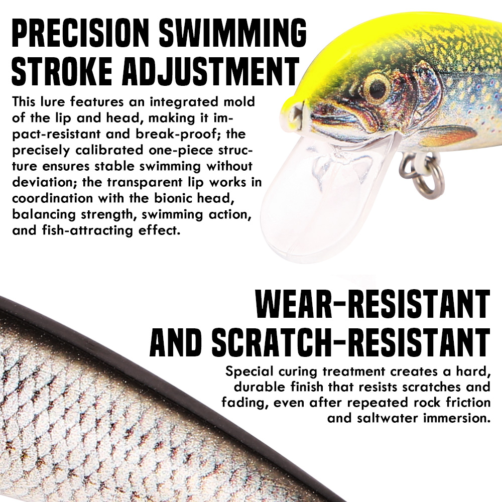 B&U Fishing Lures Sinking Minn - огляд і ціна 3D Printing Lure
