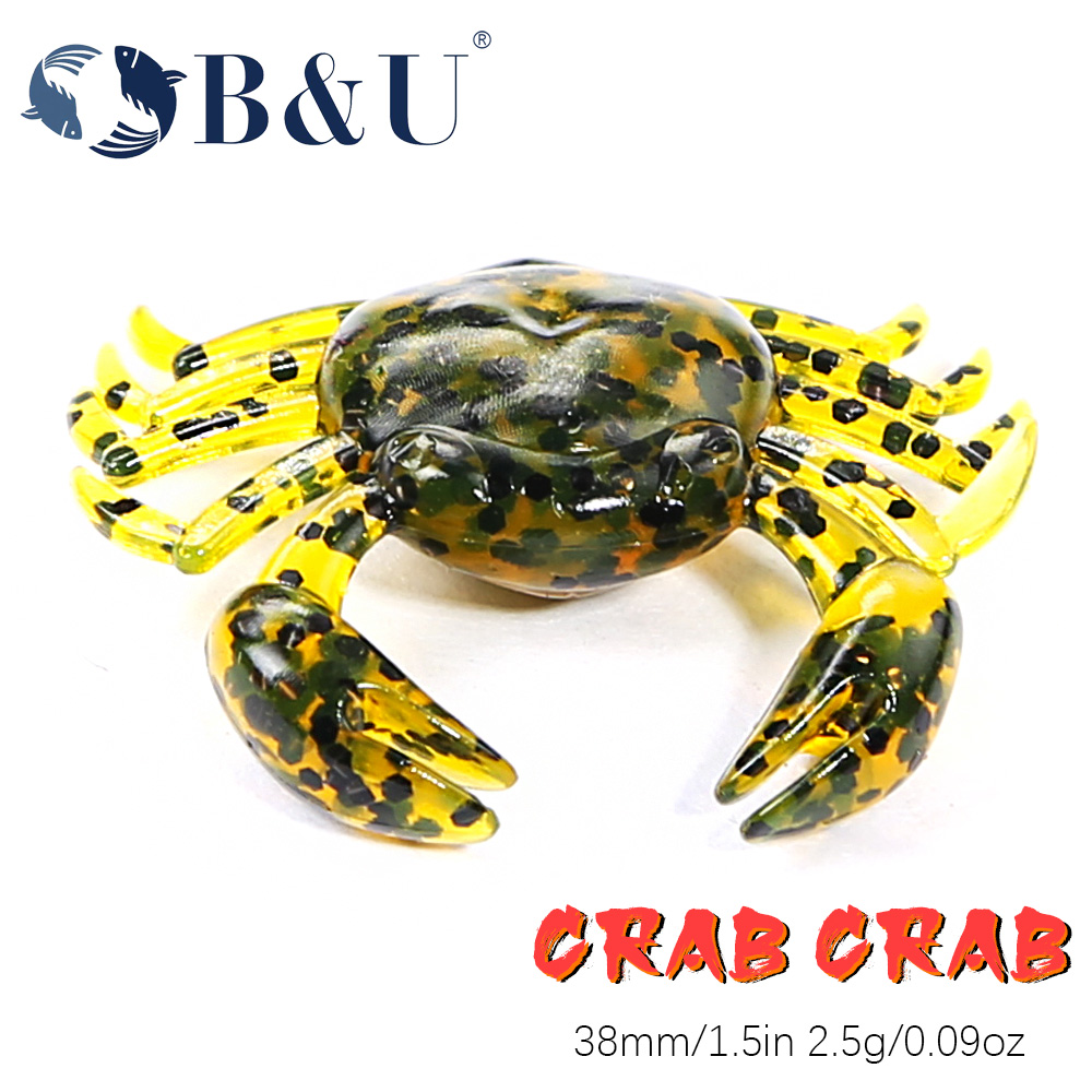 B&U 12pcs Crab Lure 3D Simulat - огляд і ціна 3D Printing Lure