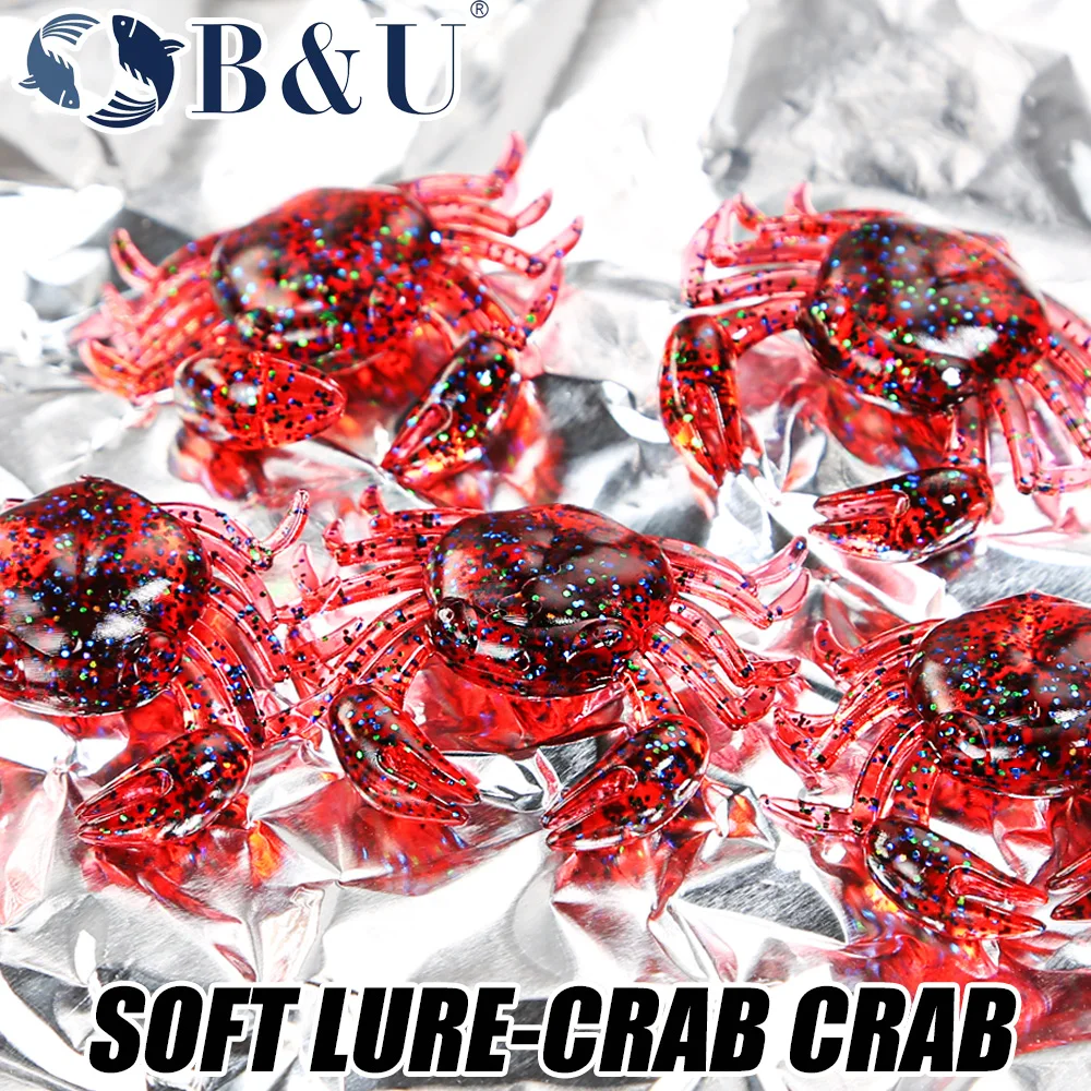 B&U 12pcs Crab Lure 3D Simulat - огляд і ціна 3D Printing Lure