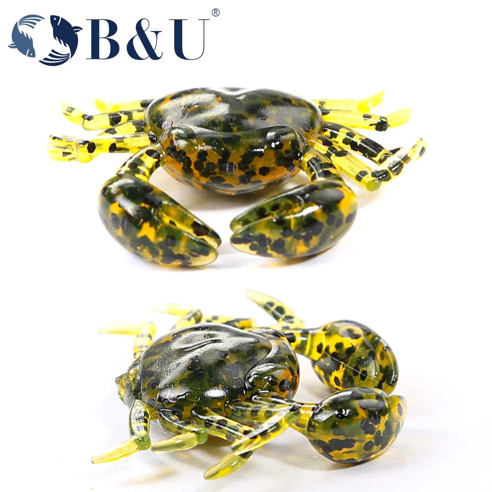 B&U 12pcs Crab Lure 3D Simulat - огляд і ціна 3D Printing Lure