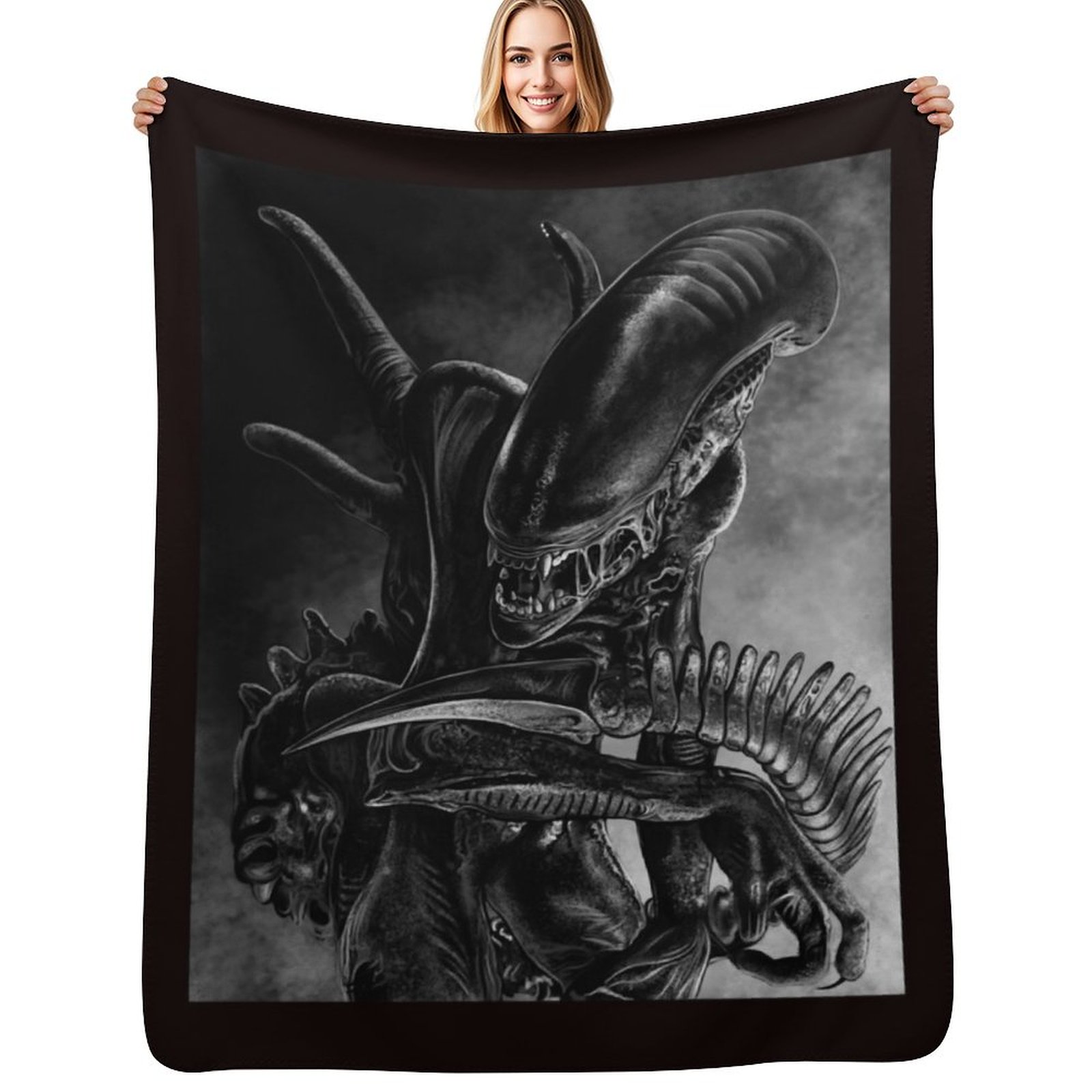 Xenomorph Throw Blanket Blanke - огляд і ціна 3D Printing Xenomorph