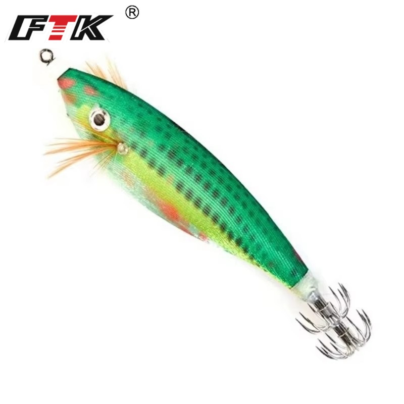 FTK 16g Squid Jig Sea Fishing  - огляд і ціна 3D Printing Lure