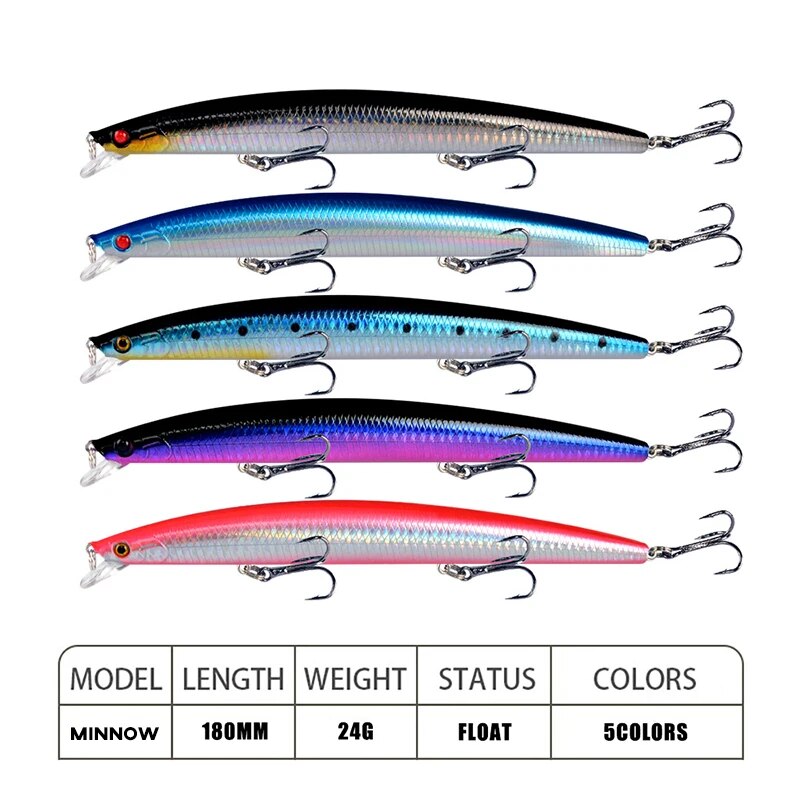 Minnow Fishing Lure Laser Hard - огляд і ціна 3D Printing Lure
