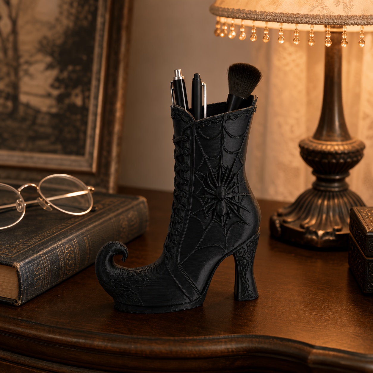 Gothic Witch Boot Pen Holder w - огляд і ціна 3D Printing Pen For Adults