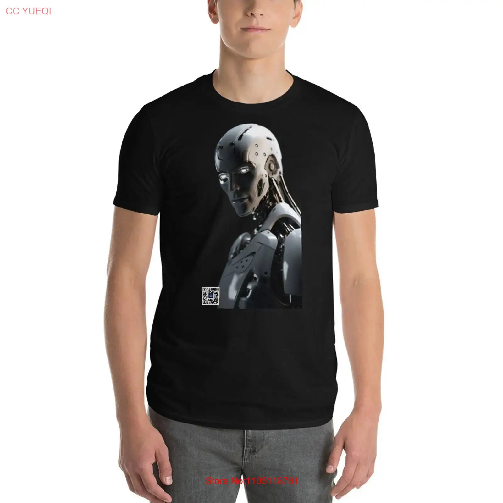 Robot T Shirt smartphone camer - огляд і ціна 3D Printing Qr Codes