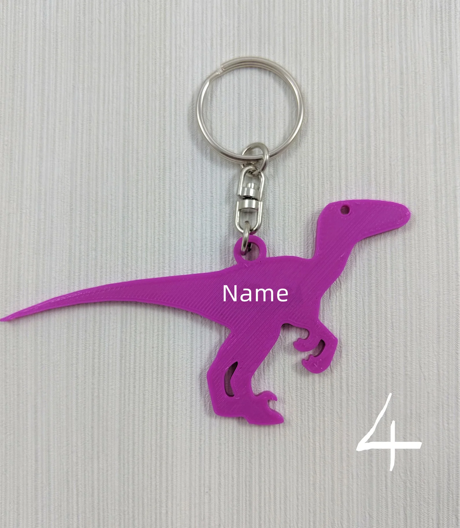 Custom Name Keychains 3D Print - огляд і ціна 3D Printing Metal