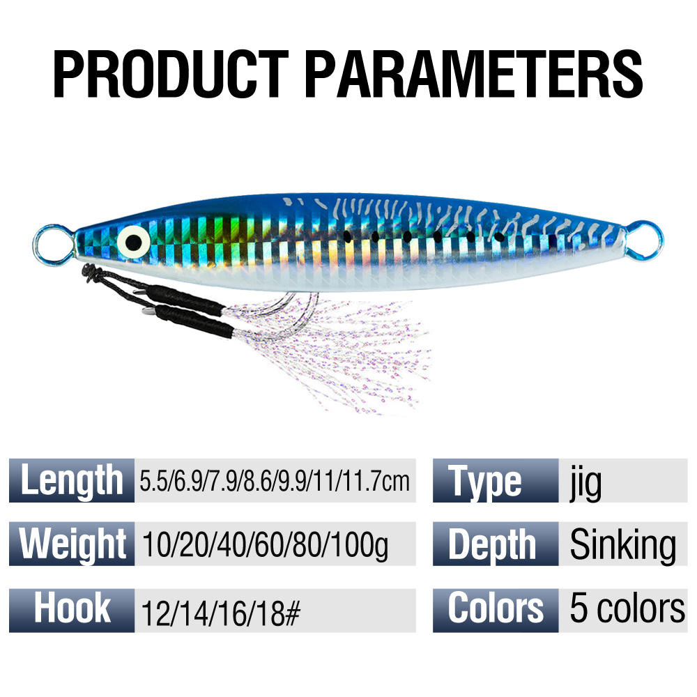 5Pcs Luminous Fishing Bait 10/ - огляд і ціна 3D Printing Lure