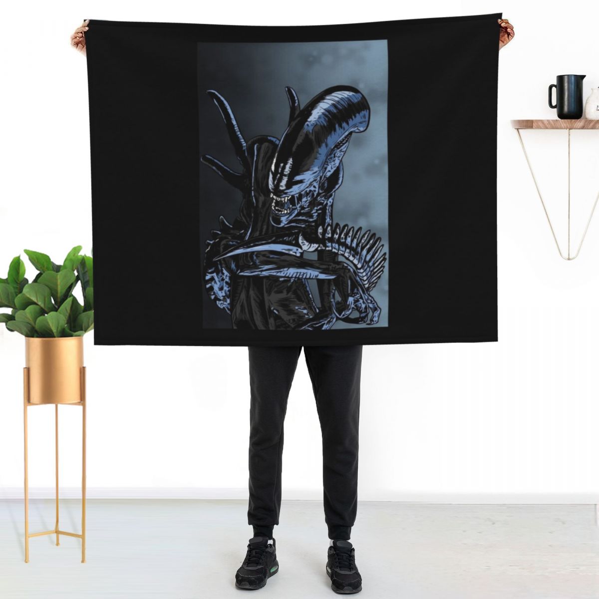Xenomorph Throw Blanket Cozy N - огляд і ціна 3D Printing Xenomorph