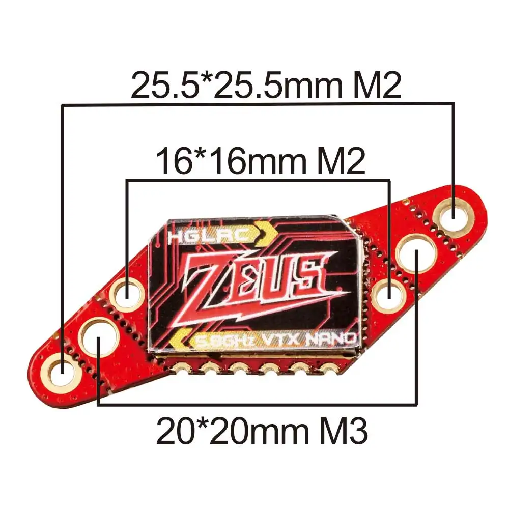 Hglrc Zeus Nano Vtx 5.8G 350Mw - огляд і ціна 3D Printing Drone