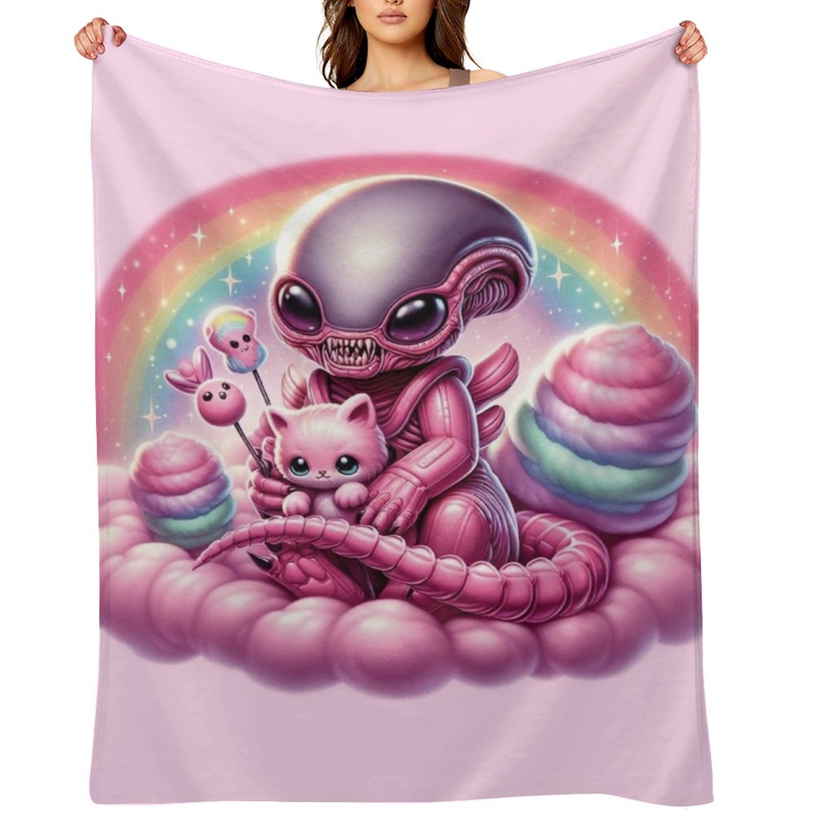 Baby Xenomorph Throw Blanket D - огляд і ціна 3D Printing Xenomorph