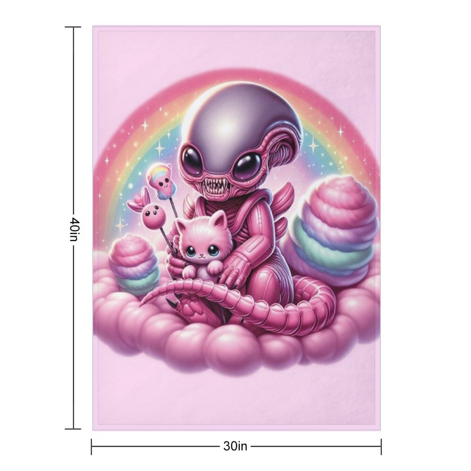 Baby Xenomorph Throw Blanket D - огляд і ціна 3D Printing Xenomorph