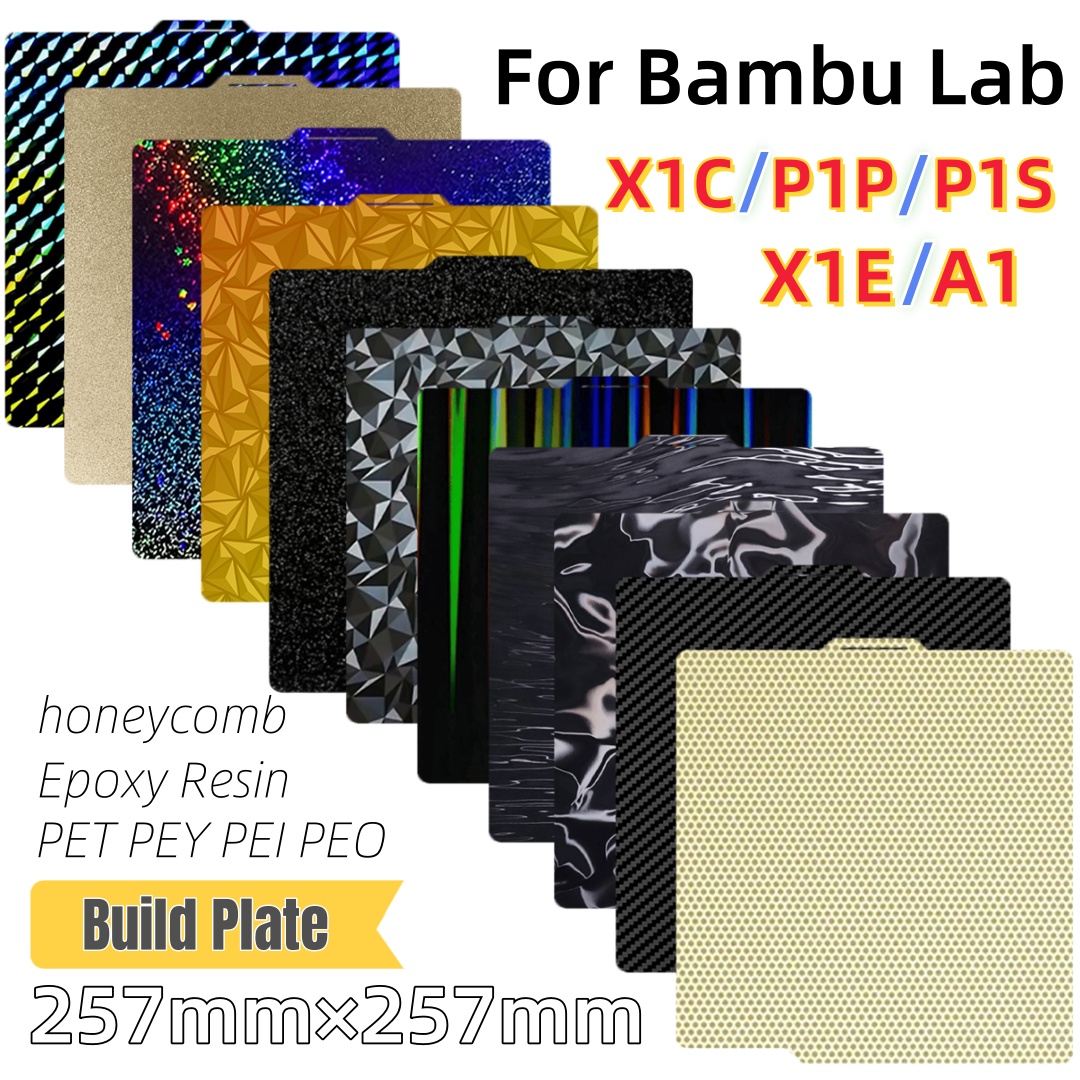 Build Plate 257x257 Spring Ste - огляд і ціна Pei Sheet