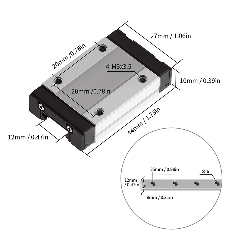 MGN7 MGN12 MGN15 MGN9 L From 1 - огляд і ціна 3D Printing Guide