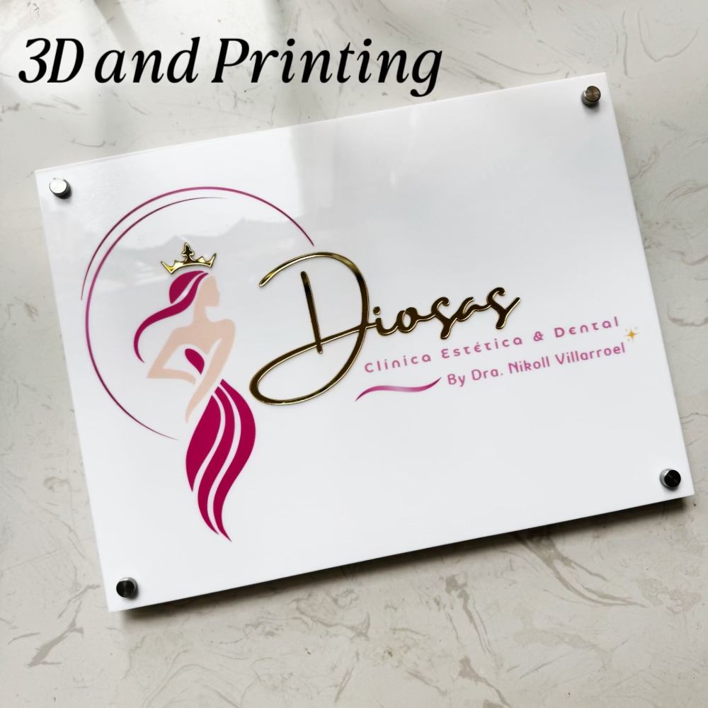 Modern Acrylic White Sign boar - огляд і ціна 3D Printing Qr Codes