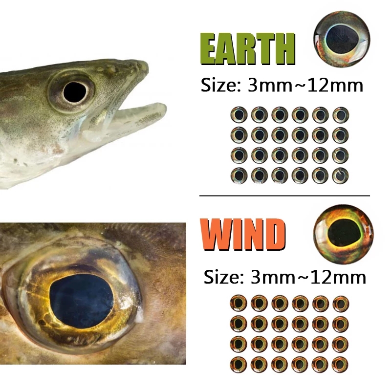 Wifreo 400pcs/pack 3D Fish Lur - огляд і ціна 3D Printing Lure