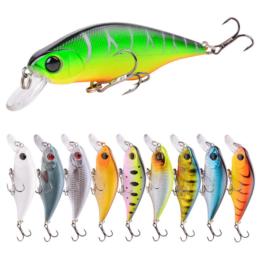 1pcs High Quality Minnow Fishi - огляд і ціна 3D Printing Lure