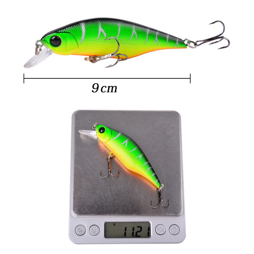 1pcs High Quality Minnow Fishi - огляд і ціна 3D Printing Lure