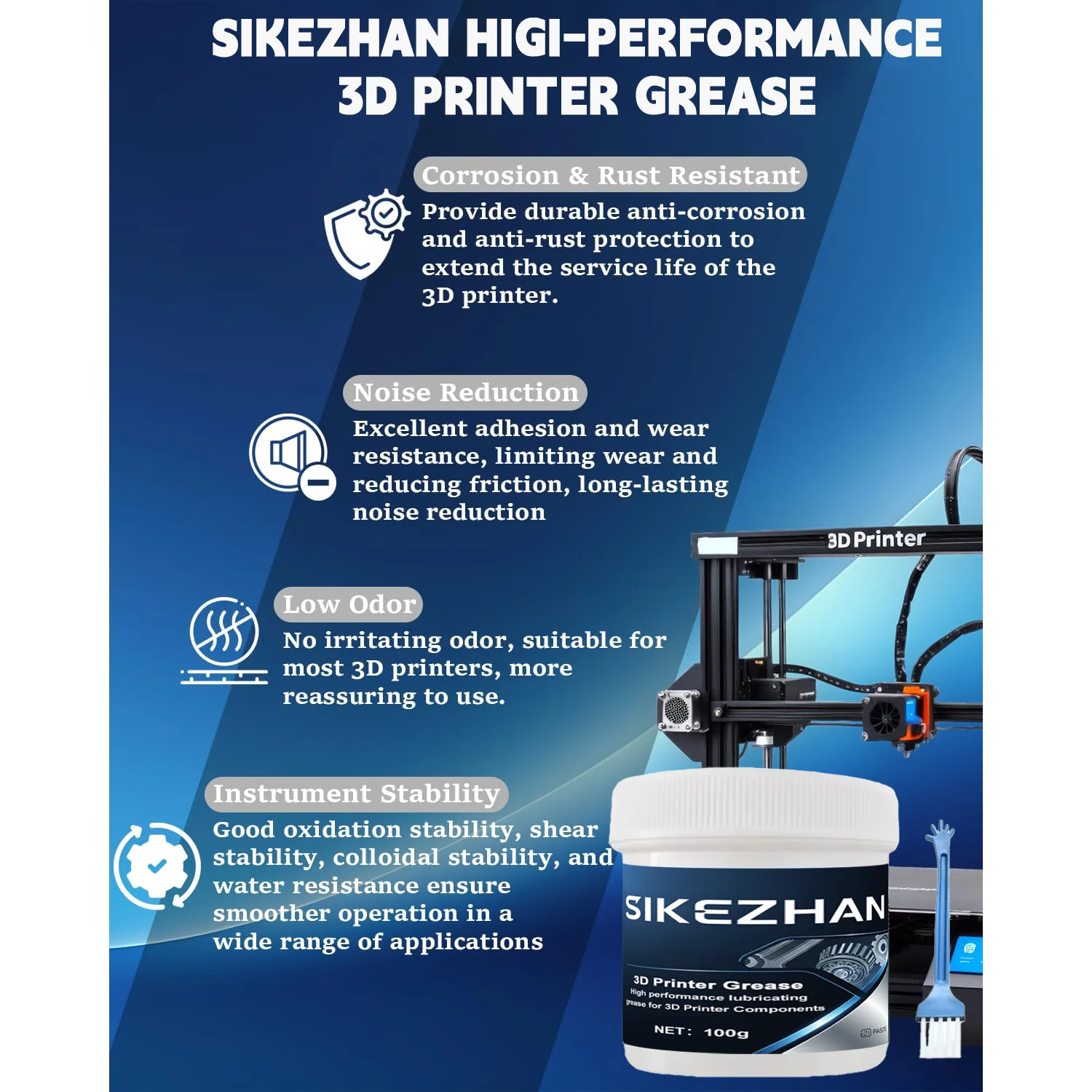 3D Printer Lithium Grease High - огляд і ціна 3D Printing Guide