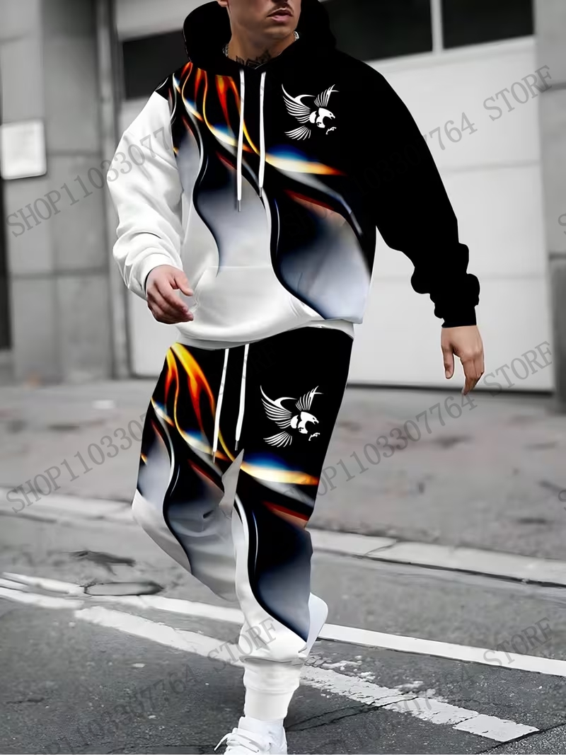Autumn Winter Hoodie Pant Set  - огляд і ціна 3D Printing Eagle