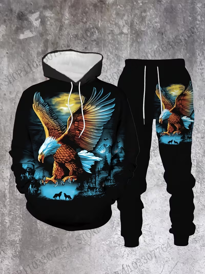 Autumn Winter Hoodie Pant Set  - огляд і ціна 3D Printing Eagle