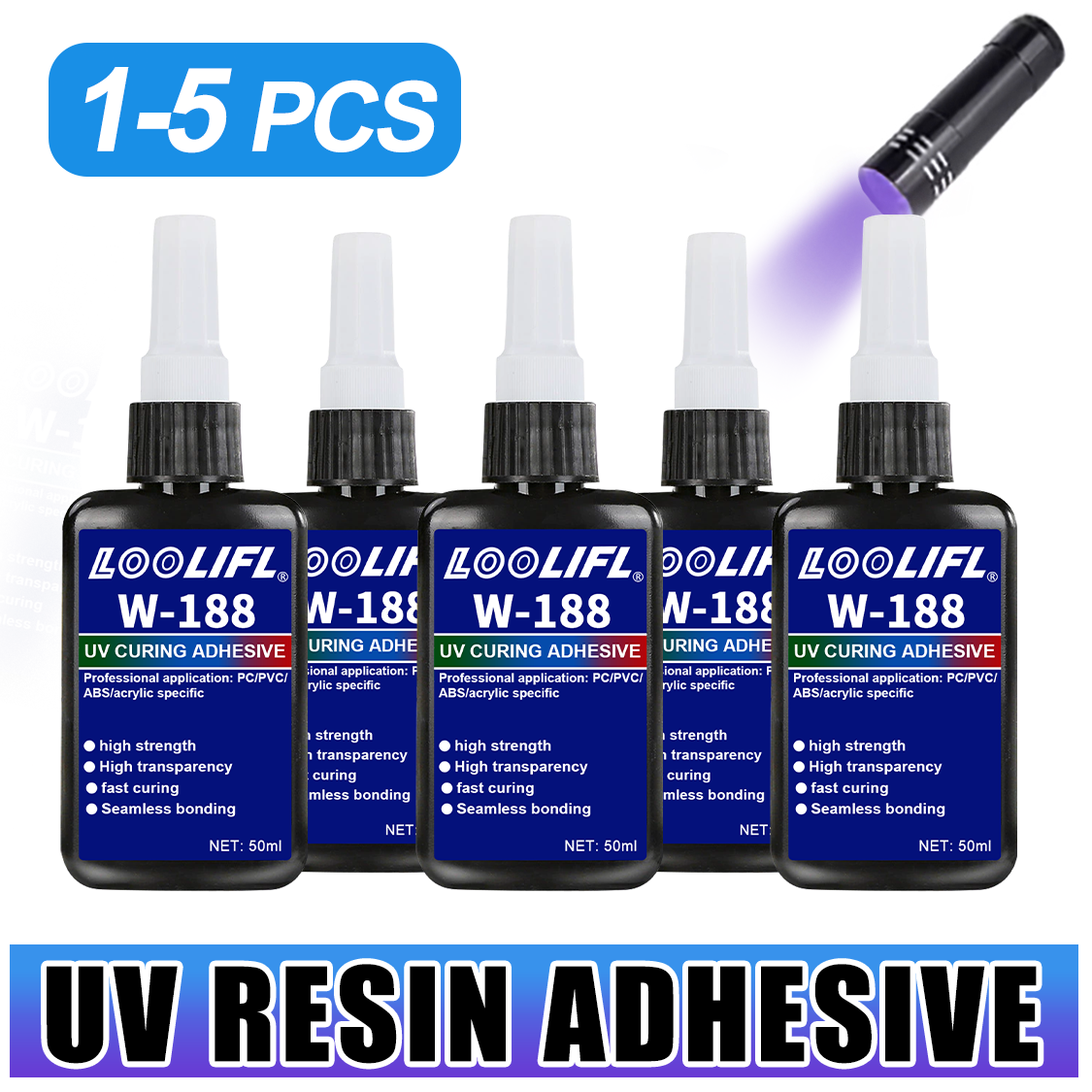LOOLIFL 188 Strong 50ml UV Res - огляд і ціна Resin Curing Station