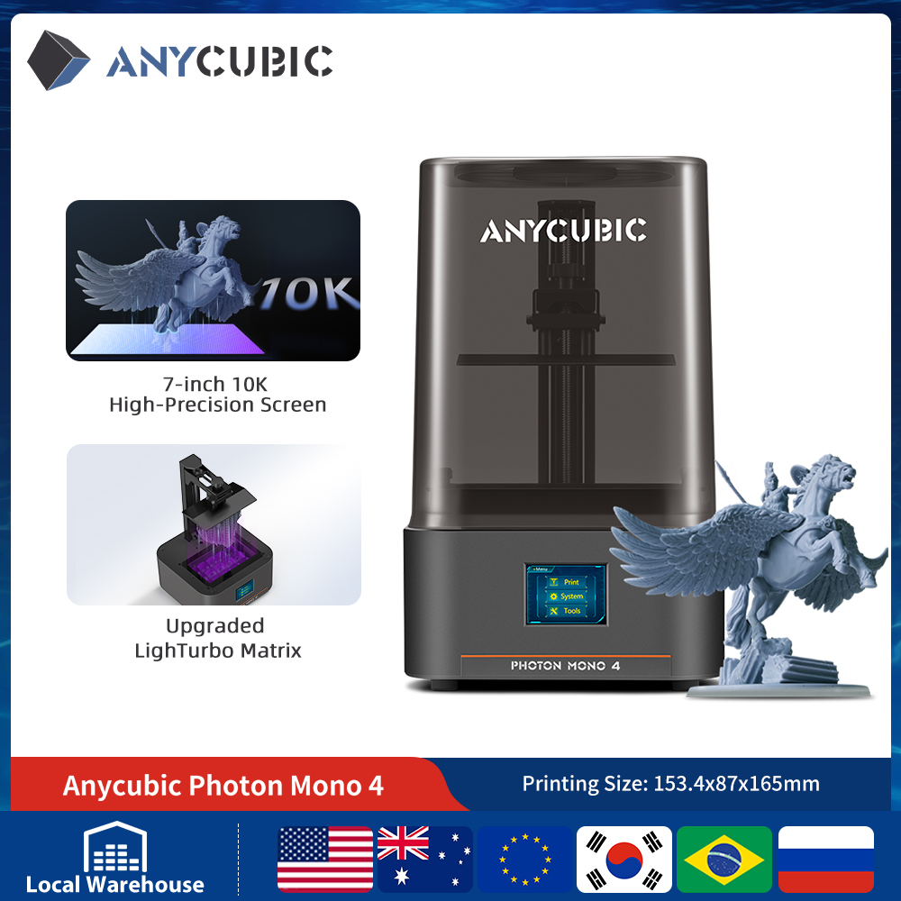 PRESALE ANYCUBIC Photon Mono 4 - огляд і ціна 3D Printing Uv Sensitive Resin