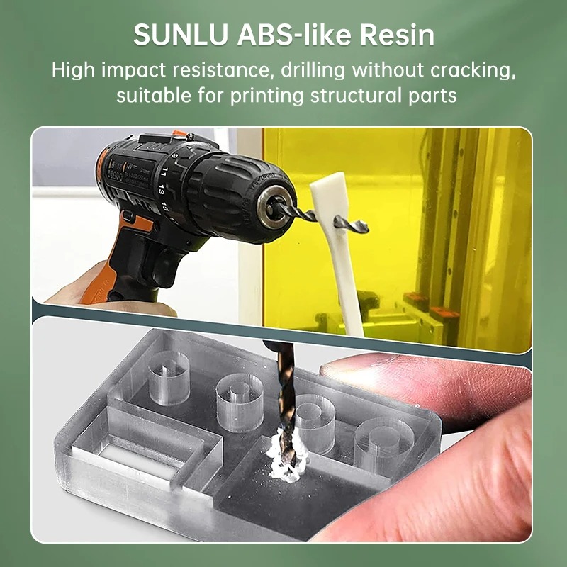 SUNLU 3KG ABS-Like/ Standard / - огляд і ціна 3D Printing Uv Sensitive Resin