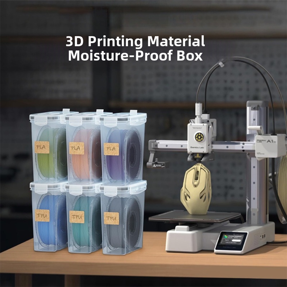 Transparent Filament Container - огляд і ціна 3D Printing With Pp