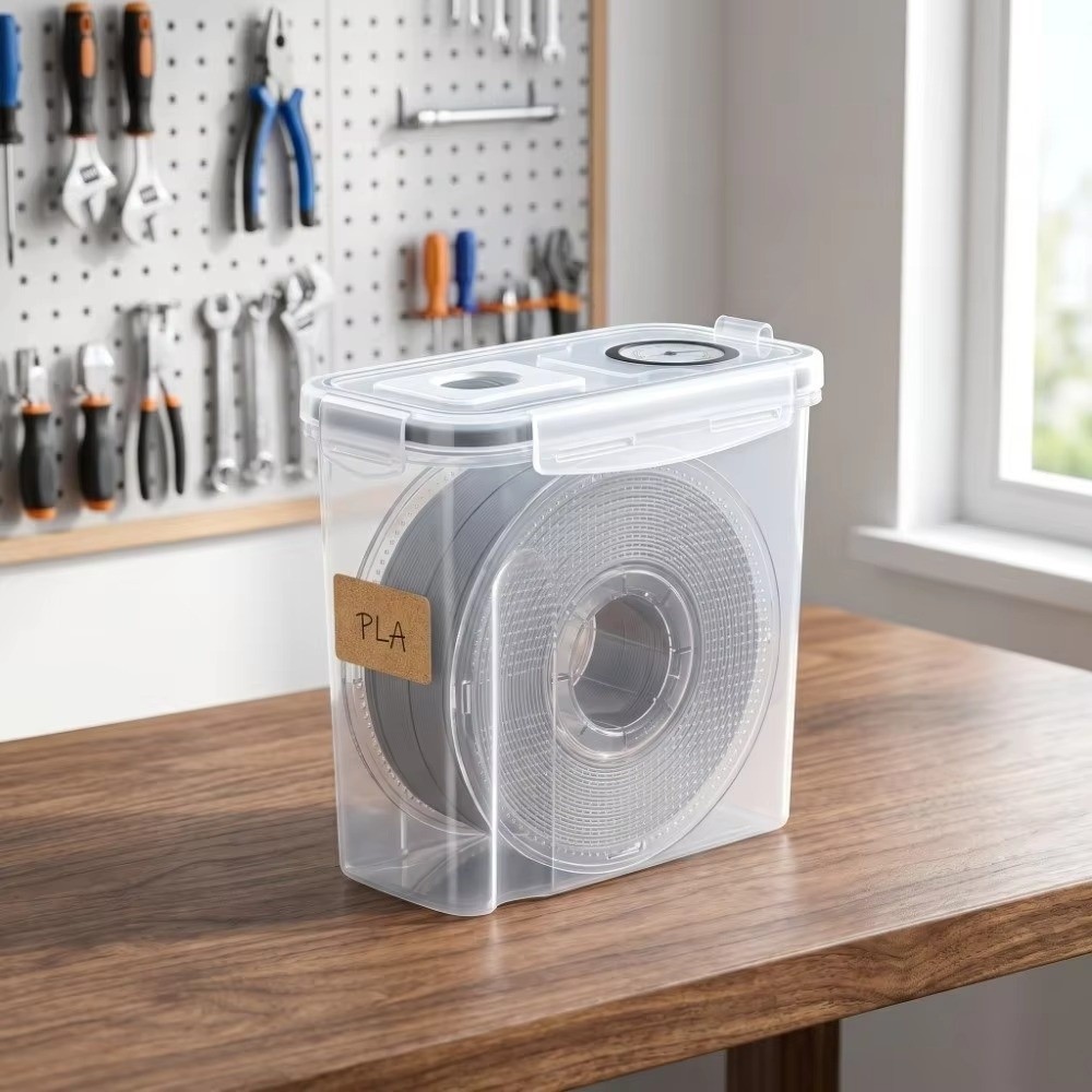 Transparent Filament Container - огляд і ціна 3D Printing With Pp
