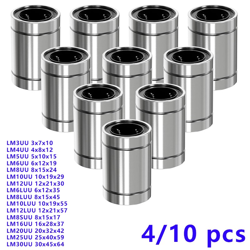 4/10PCS LM8UU LM10UU LM16UU LM - огляд і ціна 3D Printing Guide